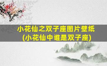 小花仙之双子座图片壁纸(小花仙中谁是双子座)